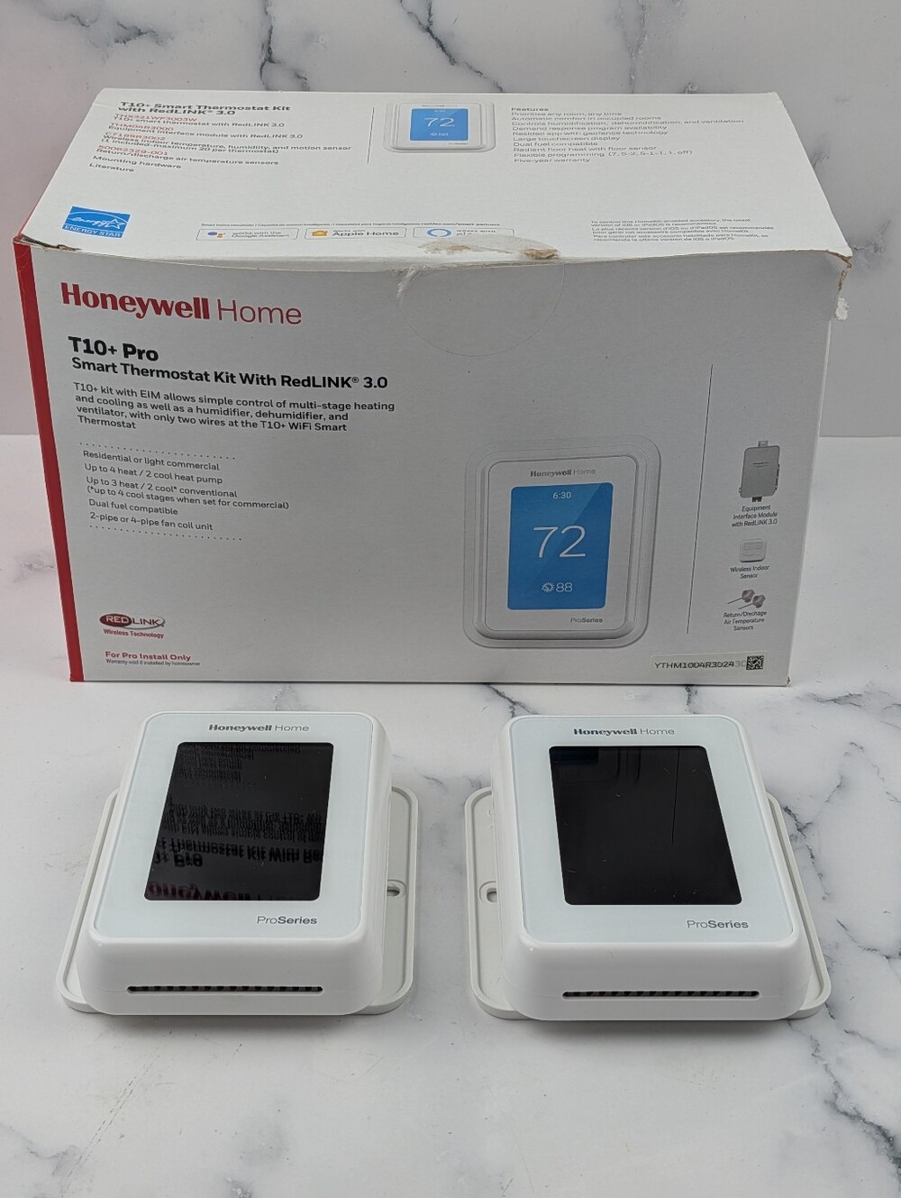 Honeywell T10+ Smart Thermostat Kit with RedLINK 3.0